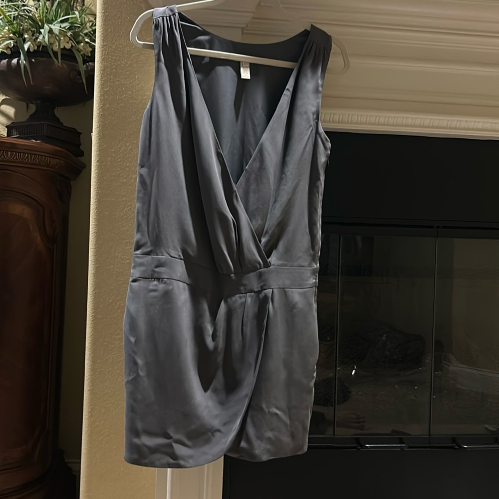 J. Crew Sleeveless Silk Drop Waist Jane Mini Dress